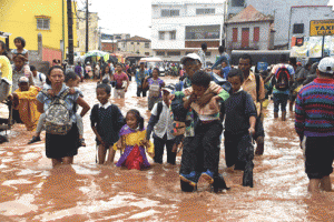 Déluge sur la Capitale : Panique sur les hauteurs de Tana et dans la ville basse 7 Février 2019